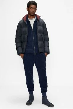 Ted Baker Blue Gravty Heavy Wadded Coat -TED BAKER Sales Store unnamed file 4742