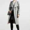 Ted Baker Grey Mid Length Wool Wrap Coat -TED BAKER Sales Store unnamed file 4746