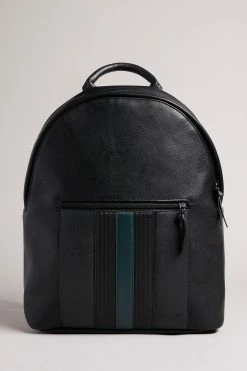 Best Seller 13 Ted Baker Black Esentle Striped Pu Backpack