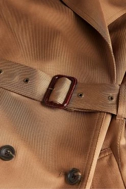 Ted Baker Fabri Brown Flood Length Fluid Drapey Trench Coat -TED BAKER Sales Store unnamed file 4763