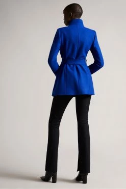Ted Baker Blue Rosess Short Wool Wrap Coat 10 Ted Baker Blue Rosess Short Wool Wrap Coat -TED BAKER Sales Store unnamed file 4779