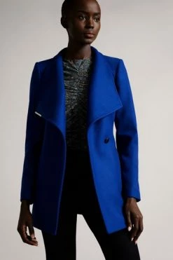 Ted Baker Blue Rosess Short Wool Wrap Coat 13 Ted Baker Blue Rosess Short Wool Wrap Coat -TED BAKER Sales Store unnamed file 4782