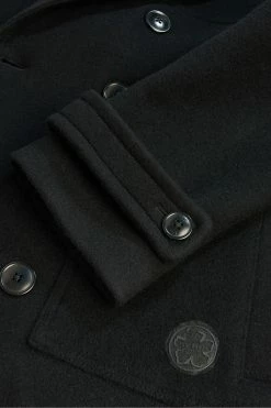 Ted Baker Black Atllas Peacoat -TED BAKER Sales Store unnamed file 4816