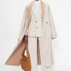 Ted Baker Anahh White Flood Length Double Faced Wool Coat -TED BAKER Sales Store unnamed file 4834