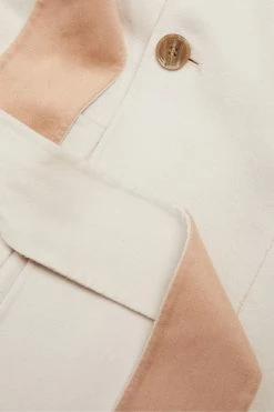 Ted Baker Anahh White Flood Length Double Faced Wool Coat -TED BAKER Sales Store unnamed file 4838