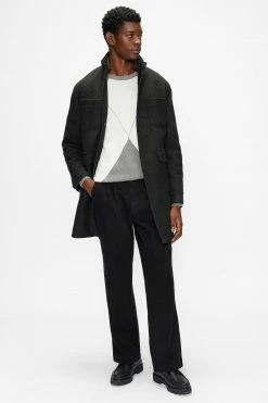 Ted Baker Grey Traks Funnel Neck Coat -TED BAKER Sales Store unnamed file 4841