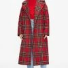 Ted Baker Jessel Red Tartan Coat -TED BAKER Sales Store unnamed file 4875