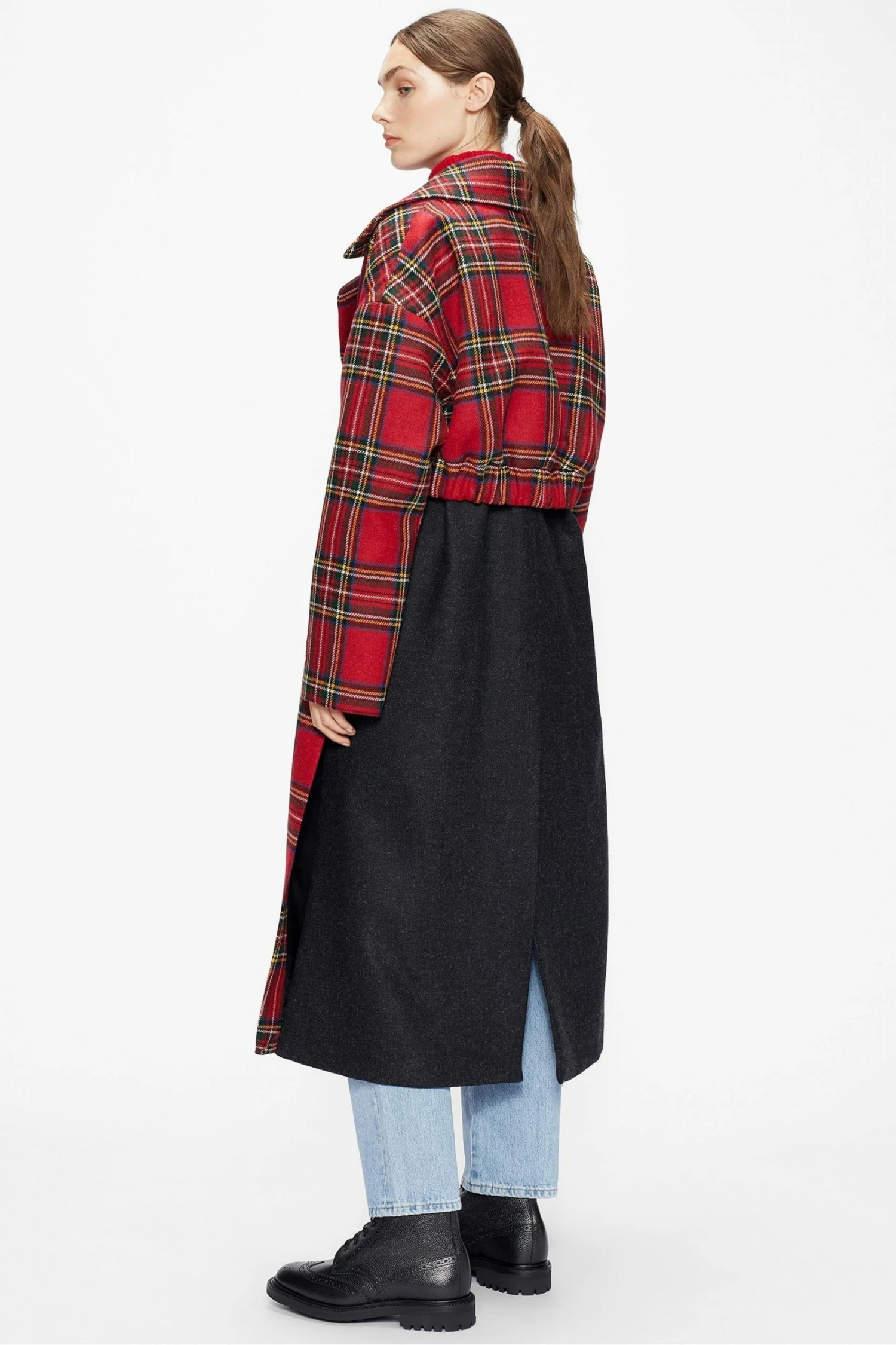 Ted Baker Jessel Red Tartan Coat 4 Ted Baker Jessel Red Tartan Coat - Image 2