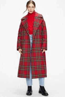 Ted Baker Jessel Red Tartan Coat 11 Ted Baker Jessel Red Tartan Coat -TED BAKER Sales Store unnamed file 4879