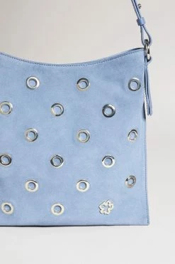 Ted Baker Sky-Blue Mayaah Eyelet Detail Hobo Bag 9 Ted Baker Sky-Blue Mayaah Eyelet Detail Hobo Bag -TED BAKER Sales Store unnamed file 488