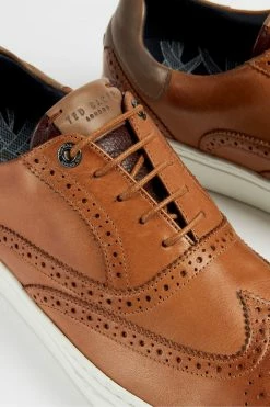 Ted Baker Dennton Brogue Leather Cupsole Shoes -TED BAKER Sales Store unnamed file 4923