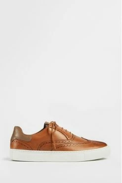 Ted Baker Dennton Brogue Leather Cupsole Shoes -TED BAKER Sales Store unnamed file 4924