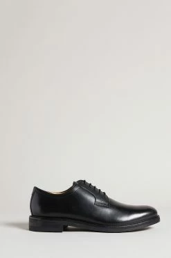 Ted Baker Regie Black Leather Lace Up Derby Shoes