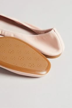 Ted Baker Baylay Dusky-Pink Leather Bow Ballet Pump Shoes 10 Ted Baker Baylay Dusky-Pink Leather Bow Ballet Pump Shoes -TED BAKER Sales Store unnamed file 4938