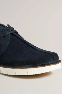 Ted Baker Mens Blue Lawton Suede Lace Up Shoe -TED BAKER Sales Store unnamed file 4942