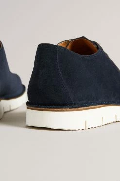 Ted Baker Mens Blue Lawton Suede Lace Up Shoe -TED BAKER Sales Store unnamed file 4943