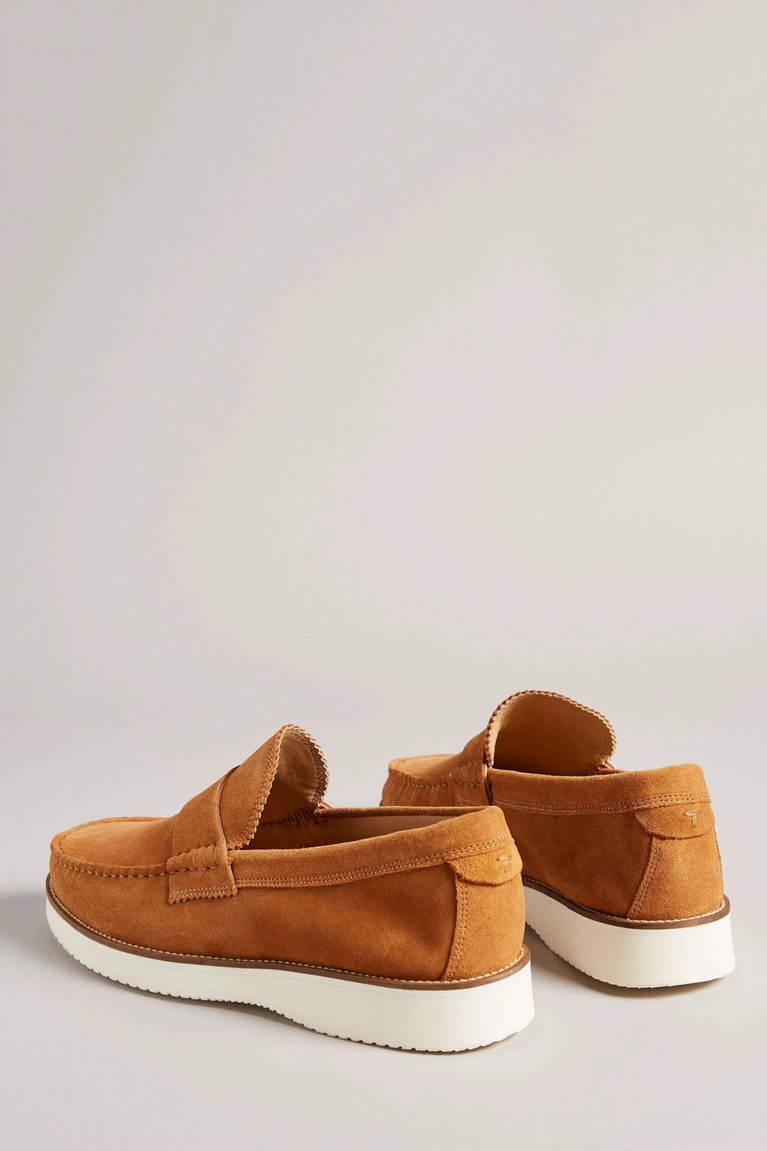 Ted Baker Mens Natural Isaacc Extralight Suede Loafers 5 Ted Baker Mens Natural Isaacc Extralight Suede Loafers - Image 3