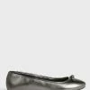 Ted Baker Noraih Grey Metallic Leather Bow Ballerina Shoes 2 Ted Baker Noraih Grey Metallic Leather Bow Ballerina Shoes -TED BAKER Sales Store unnamed file 4961