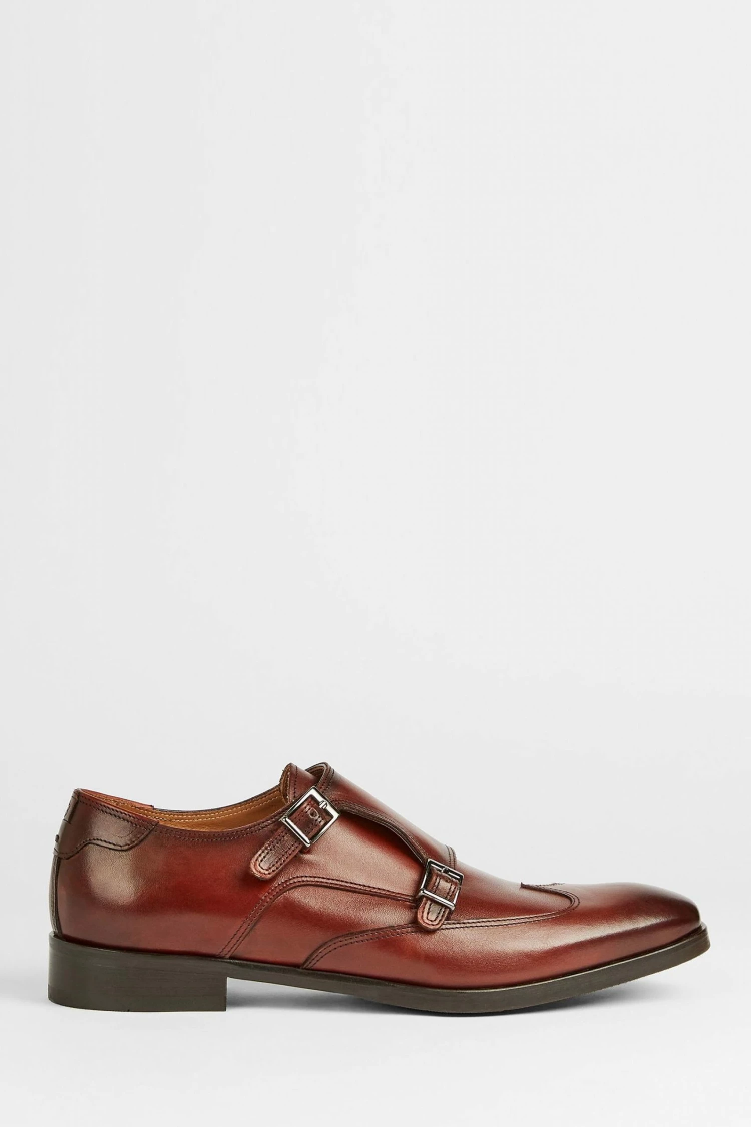 Ted Baker Wyyatt Brown Double Monk Shoes 3 Ted Baker Wyyatt Brown Double Monk Shoes
