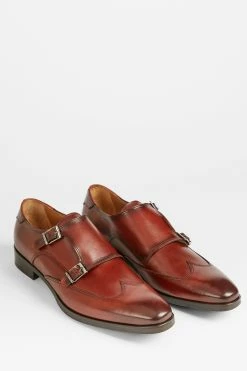Ted Baker Wyyatt Brown Double Monk Shoes 7 Ted Baker Wyyatt Brown Double Monk Shoes -TED BAKER Sales Store unnamed file 4968