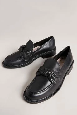 Ted Baker Lacy Black Bow Detail Loafers -TED BAKER Sales Store unnamed file 4972