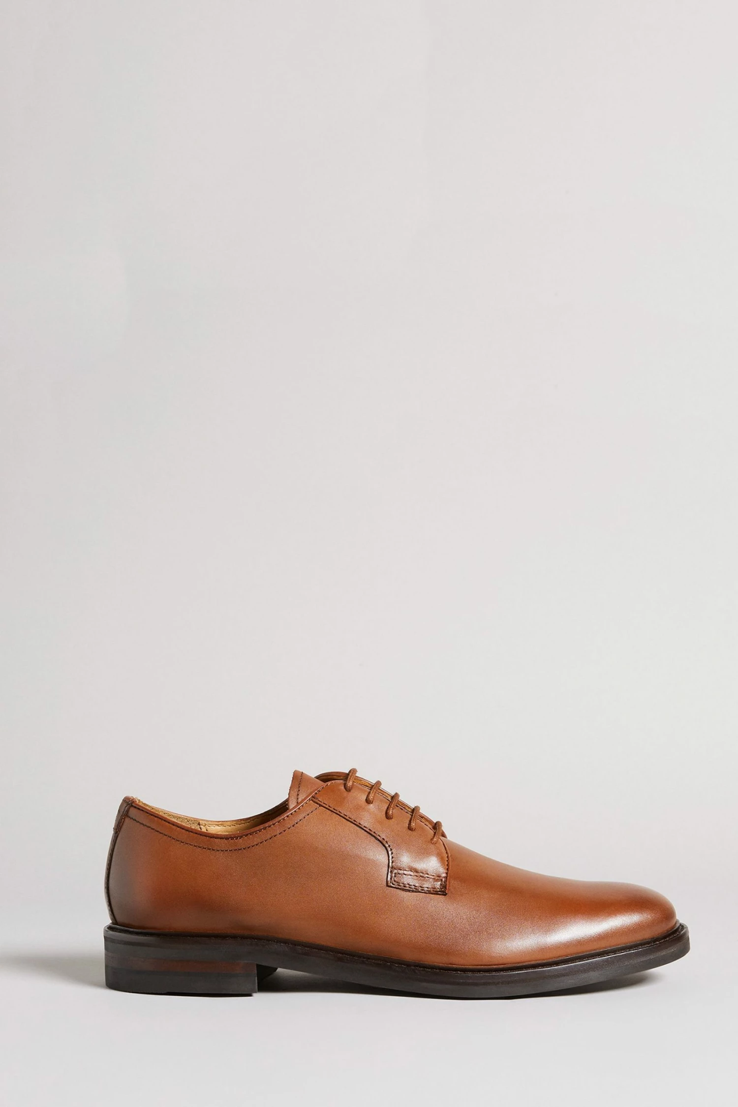 Ted Baker Regie Tan Brown Leather Lace Up Derby Shoes 3 Ted Baker Regie Tan Brown Leather Lace Up Derby Shoes
