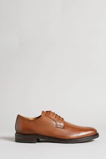 Ted Baker Regie Tan Brown Leather Lace Up Derby Shoes 7 Ted Baker Regie Tan Brown Leather Lace Up Derby Shoes - Image 5