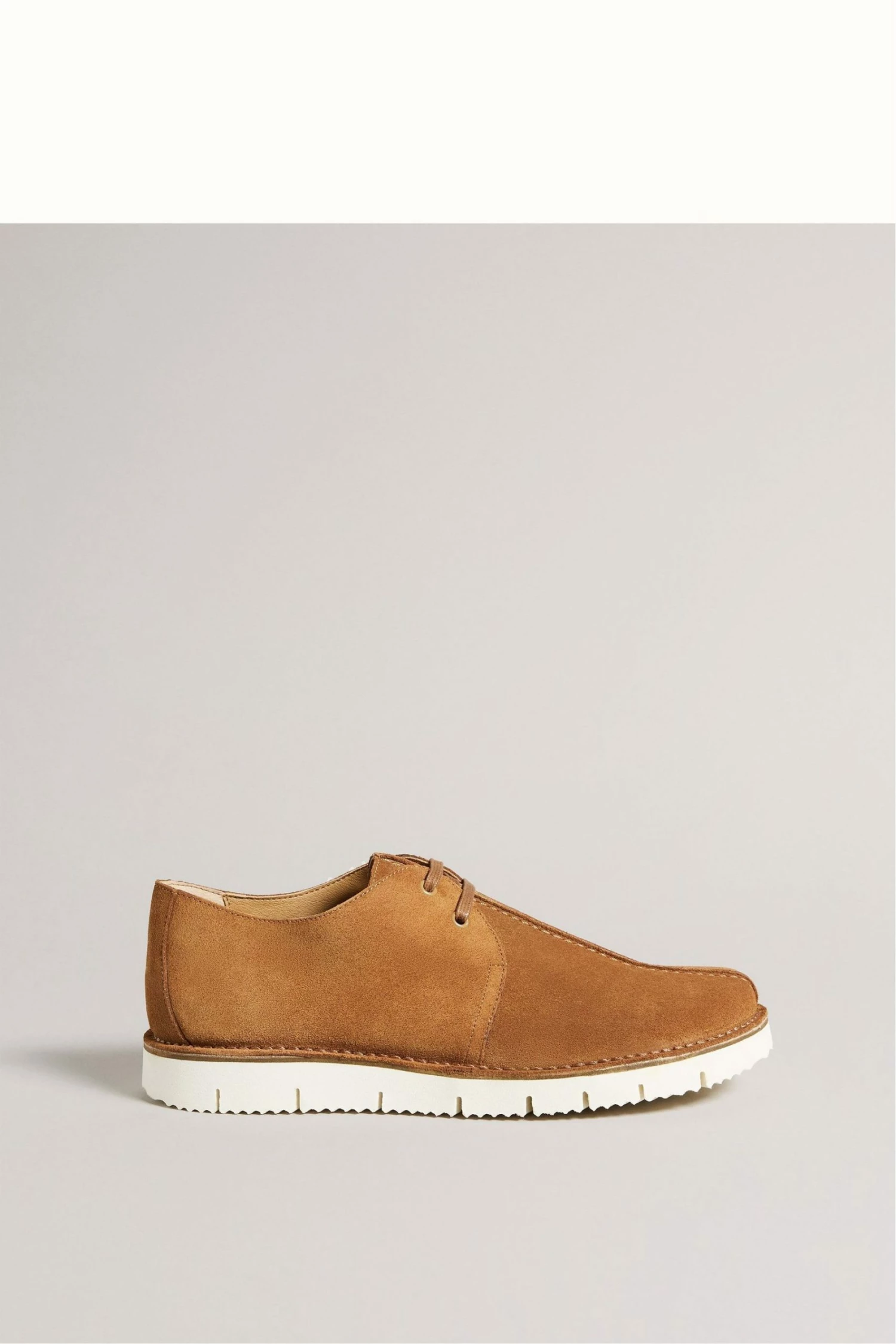 Ted Baker Mens Brown Lawton Suede Lace Up Shoes 3 Ted Baker Mens Brown Lawton Suede Lace Up Shoes