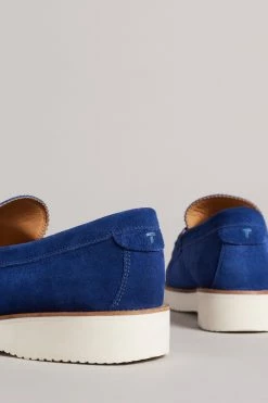 Ted Baker Isaacc Blue Extralight Suede Loafers -TED BAKER Sales Store unnamed file 5008