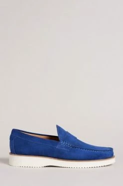 Ted Baker Isaacc Blue Extralight Suede Loafers -TED BAKER Sales Store unnamed file 5010
