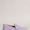 Ted Baker Alfey Lilac Suede Moccasin Shoes -TED BAKER Sales Store unnamed file 5017