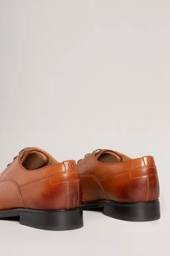 Ted Baker Kampten Tan Brown Formal Leather Derby Shoes -TED BAKER Sales Store unnamed file 5039