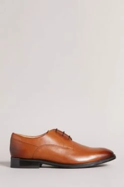 Ted Baker Kampten Tan Brown Formal Leather Derby Shoes -TED BAKER Sales Store unnamed file 5042