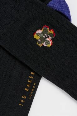 Ted Baker Boelow Flower Embroidery Socks -TED BAKER Sales Store unnamed file 5050