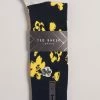 Ted Baker Mens Blue Flowtwo Flower Pattern Socks -TED BAKER Sales Store unnamed file 5060