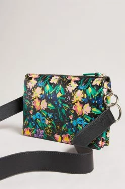 Ted Baker Parceyy Black Flirty Texture Branded Webbing Cross Body Bag -TED BAKER Sales Store unnamed file 507