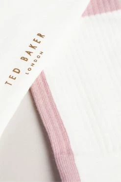 Ted Baker Teesok White T Placement Socks -TED BAKER Sales Store unnamed file 5070
