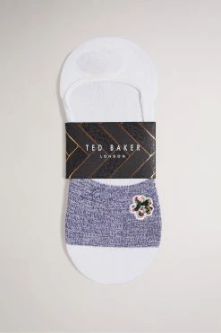 Ted Baker White Invisible Socks -TED BAKER Sales Store unnamed file 5073