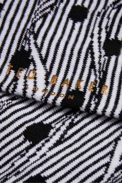 Ted Baker Black Spot Wave Socks -TED BAKER Sales Store unnamed file 5086