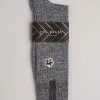 Ted Baker Boelow Grey Flower Embroidery Socks -TED BAKER Sales Store unnamed file 5088