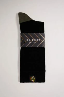 Ted Baker Black Plain Socks -TED BAKER Sales Store unnamed file 5099