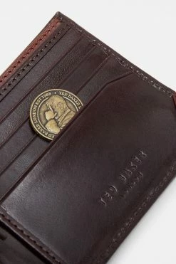 Ted Baker Brown Korning Metal Corner Coin Wallet -TED BAKER Sales Store unnamed file 5146