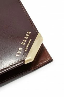 Ted Baker Brown Korning Metal Corner Coin Wallet -TED BAKER Sales Store unnamed file 5147