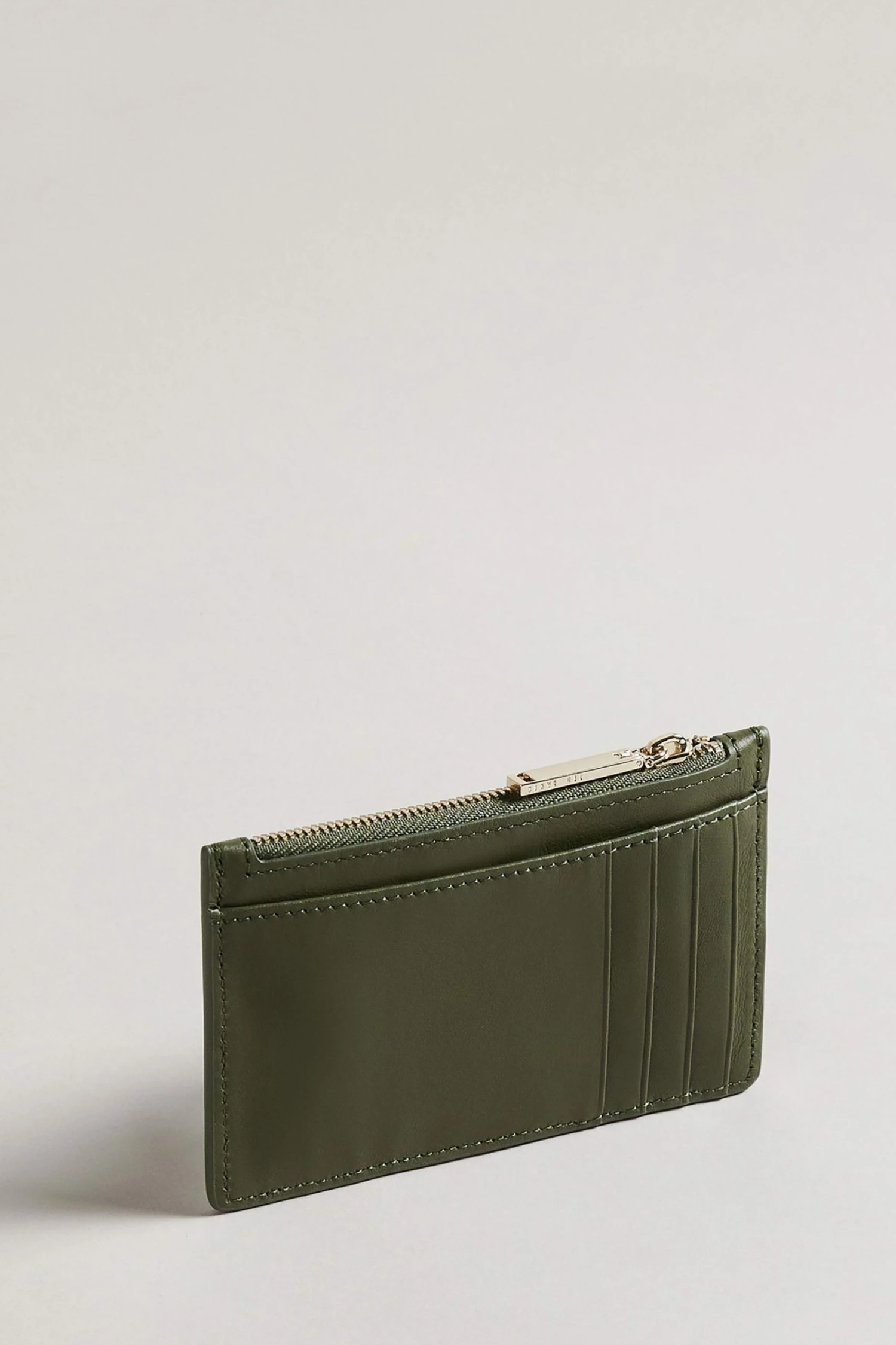 Ted Baker Dk-Green Garcia Zip Card Holder 4 Ted Baker Dk-Green Garcia Zip Card Holder - Image 2