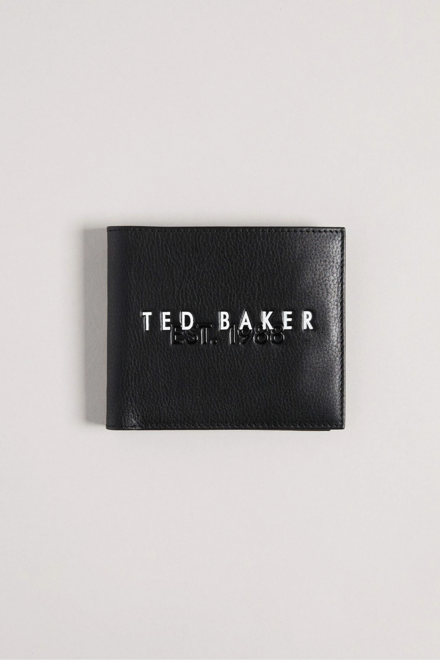 Ted Baker Shaun Black Bifold Wallet With Rubberised Branding 3 Ted Baker Shaun Black Bifold Wallet With Rubberised Branding