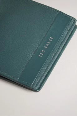 Ted Baker Stuert Dark Green Leather Bifold Wallet -TED BAKER Sales Store unnamed file 5167