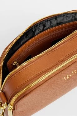 Ted Baker Brown Amerrah Branded Webbing Strap Camera Bag -TED BAKER Sales Store unnamed file 518