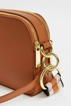 Ted Baker Brown Amerrah Branded Webbing Strap Camera Bag -TED BAKER Sales Store unnamed file 519