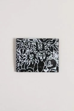 Ted Baker Stanis Black Scribble Leather Cardholder -TED BAKER Sales Store unnamed file 5192