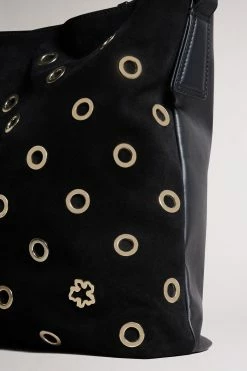Ted Baker Meida Black Eyelet Detail Swag Bag 11 Ted Baker Meida Black Eyelet Detail Swag Bag -TED BAKER Sales Store unnamed file 52